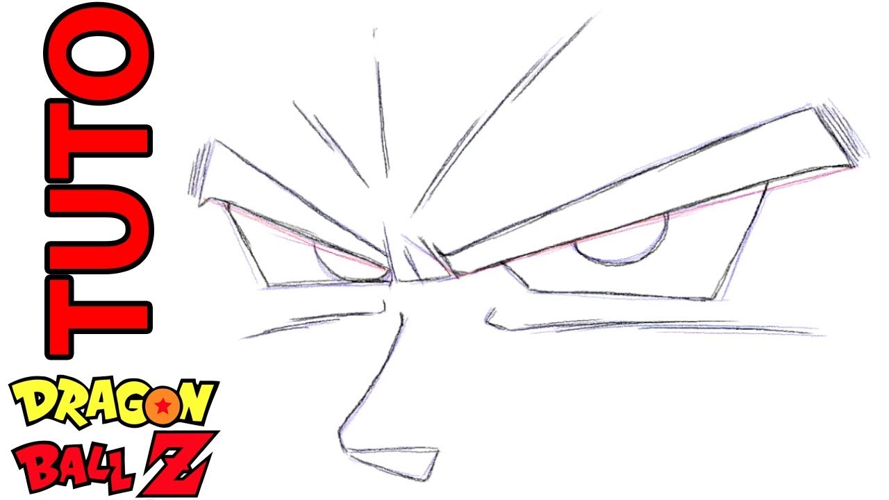 The Best Way To Draw The Eyes Of Goku Tuto Commented Dbz