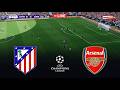 🔴LIVE : Atletico Madrid vs Arsenal - UEFA Champions League 2026 | Pes 21 Gameplay Simulation