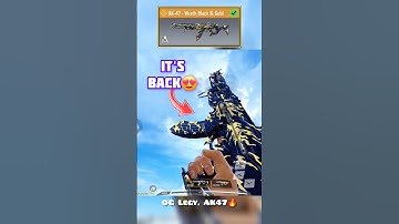 This OG Legy. Ak47 is back😍 #codm #codmobile #shorts #shortvideo #shortsfeed #ytshorts #viral #og