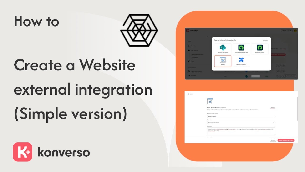 How to create a Website external integration (Simple version ...