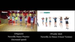 Gfriend Navillera 2x Dance Comparison