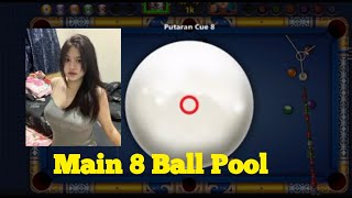 Main biliyard bareng kaka cantik | Main 8 Ball Pool