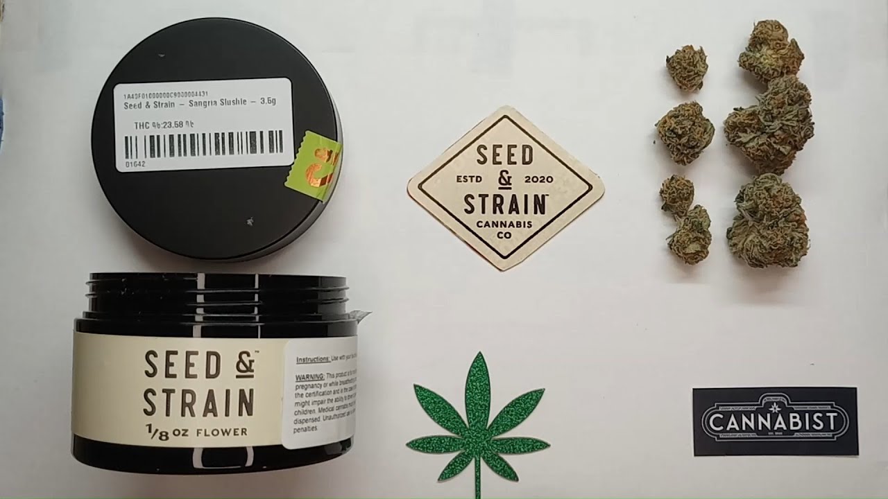 Seed & Strain Sangria Slushie Flower Review YouTube