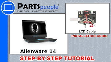Dell Alienware 14 R1 (P39G001) LCD Cable How-To Video Tutorial