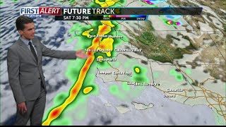 Cloudy Thursday, rainy Friday