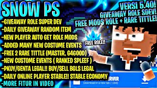 Free Role Super Developer Support V5.40 Best Growtopia Private Server 2026 New Gtps Snow Ps