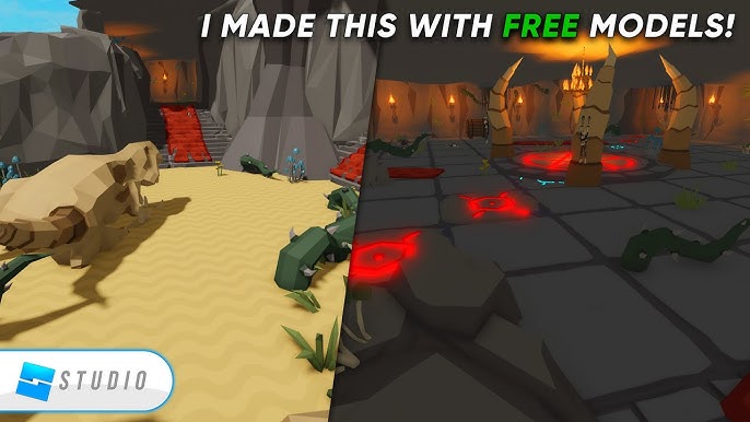 Creating a MASSIVE Map With a FREE Asset Pack PT.2 (Roblox) 