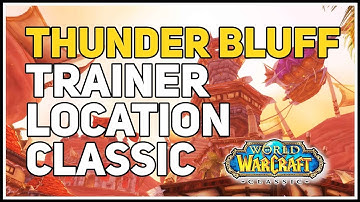 Thunder Bluff Leatherworking Trainer WoW Classic