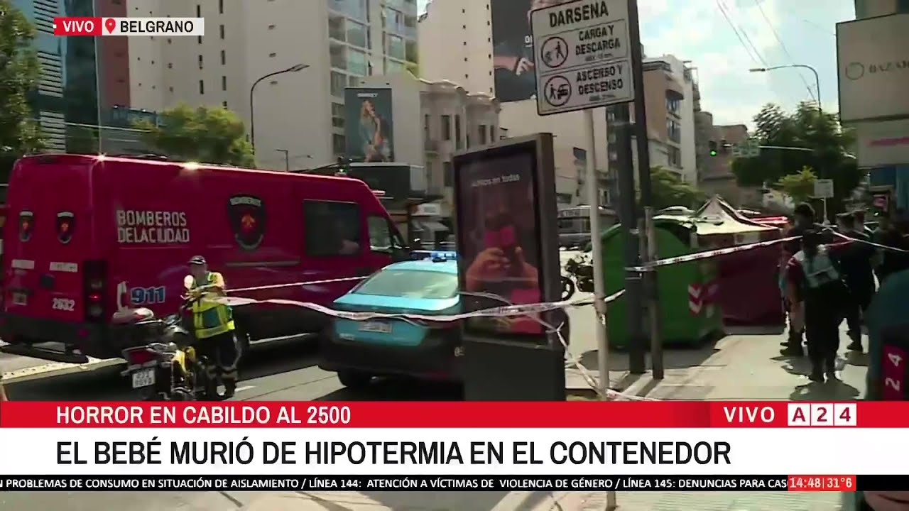 Horror en Belgrano: encontraron a un bebé muerto en un contenedor de basura