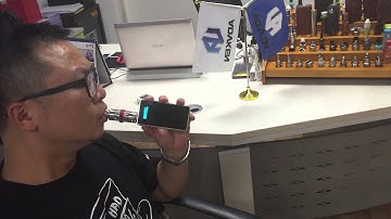 honeycomb tank by advken , www.advken.com ; info@advken.com.  With snow wolf box mod