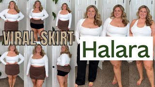 VIRAL HALARA SKIRT 👏 + REPURCHASES OF MY FAVS! | HALARA PLUS SIZE HAUL