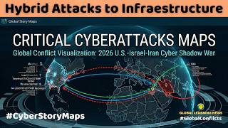 Maps of Hybrid Attacks on Critical Infrastructure in the Israel-USA-Iran Conflict. #CyberStoryMaps