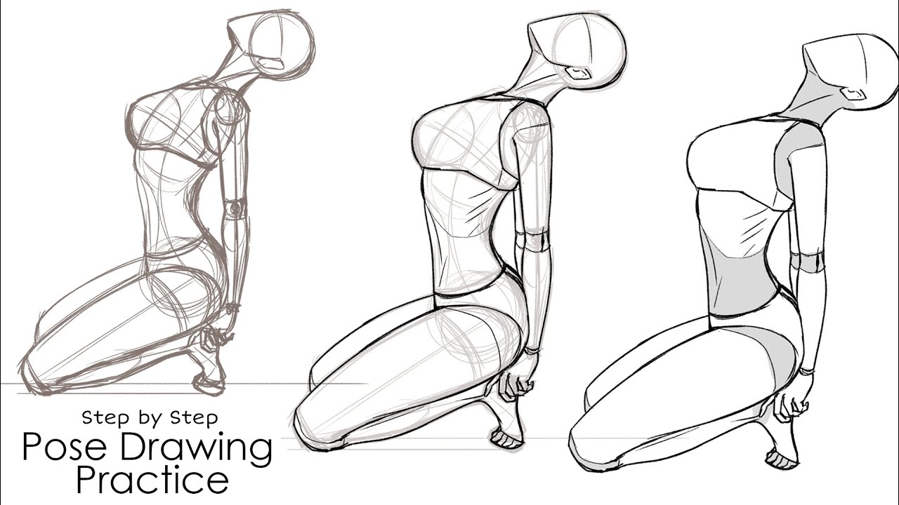 Female torso Drawing Reference and Sketches for Artists