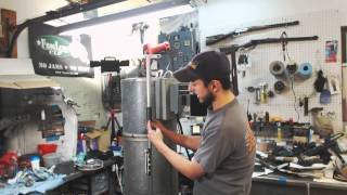 50Cal Curing Oven being built