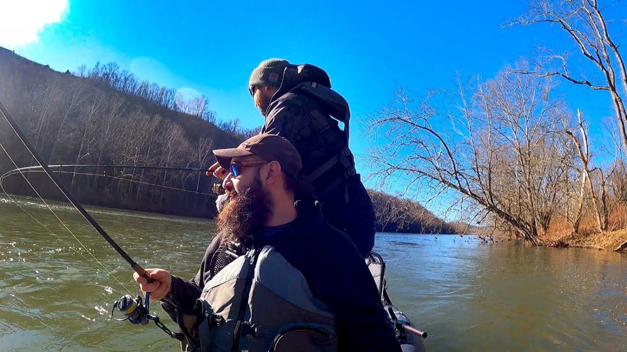 What it's like to be a Youghiogheny River fisherman in FEBRUARY