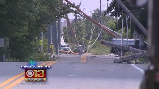 Cleanup Continues After EF-2 Tornado Ravages Md. County