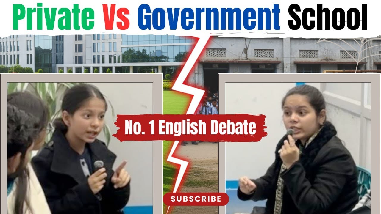 No.1 English Debate | Government School vs Private School | Which is better? | English Speaking 