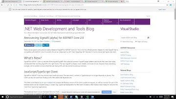 ASP.NET Community Standup - Oct 3, 2017 - SignalR Demos