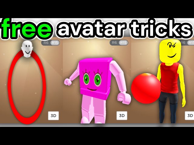 These Avatar Tricks Cost 0 Robux! (ROBLOX) 