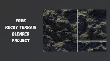 NEW FREE ASSET AVAILABLE - Rocky Terrain Blender Project - Cloud Based Dev