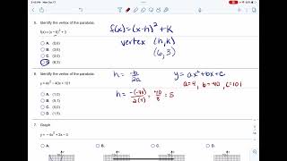 MAC1105 Chapter 3 Practice Test 5-6