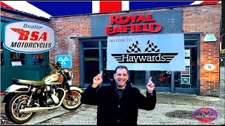 A Yank Visits Haywards Motorcycle In The Uk - Royal Enfield Bsa