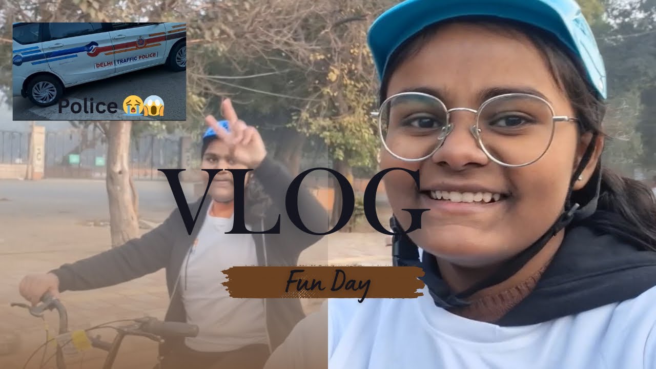 Itni subh subh kha jaana pdda 😧😧 police 🫩  //fun vlog//Explore with Glory