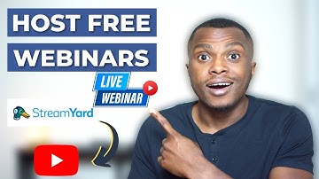 How to Host a Webinar for FREE with Streamyard and YouTube