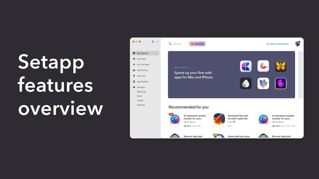 Setapp features overview - YouTube