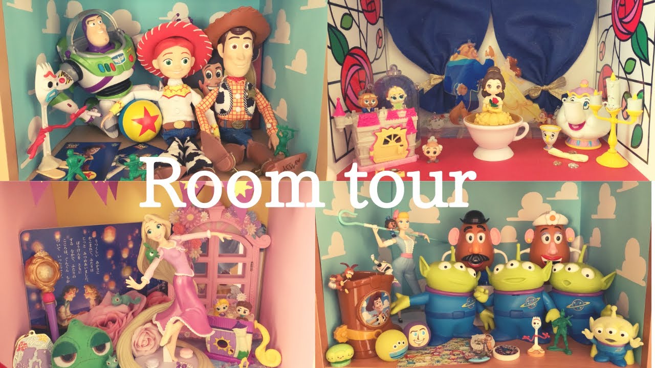 【Room tour】ルームツアー第２弾｜ディズニー部屋｜トイストーリー｜プリンセス｜リビング｜Live surrounded by Disney｜SUB｜Japanese life9