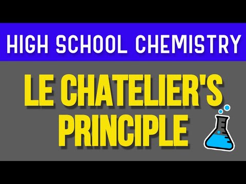 What is Le Chatelier's Principle? High School Chemistry (ft. mini quiz)