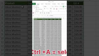 Excel Chart Shortcut Keys | Create Data Charts in Seconds #excelshorts#exceldataentrywork