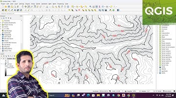 Extract and label topographical contour lines in QGIS | Style contour lines in QGIS