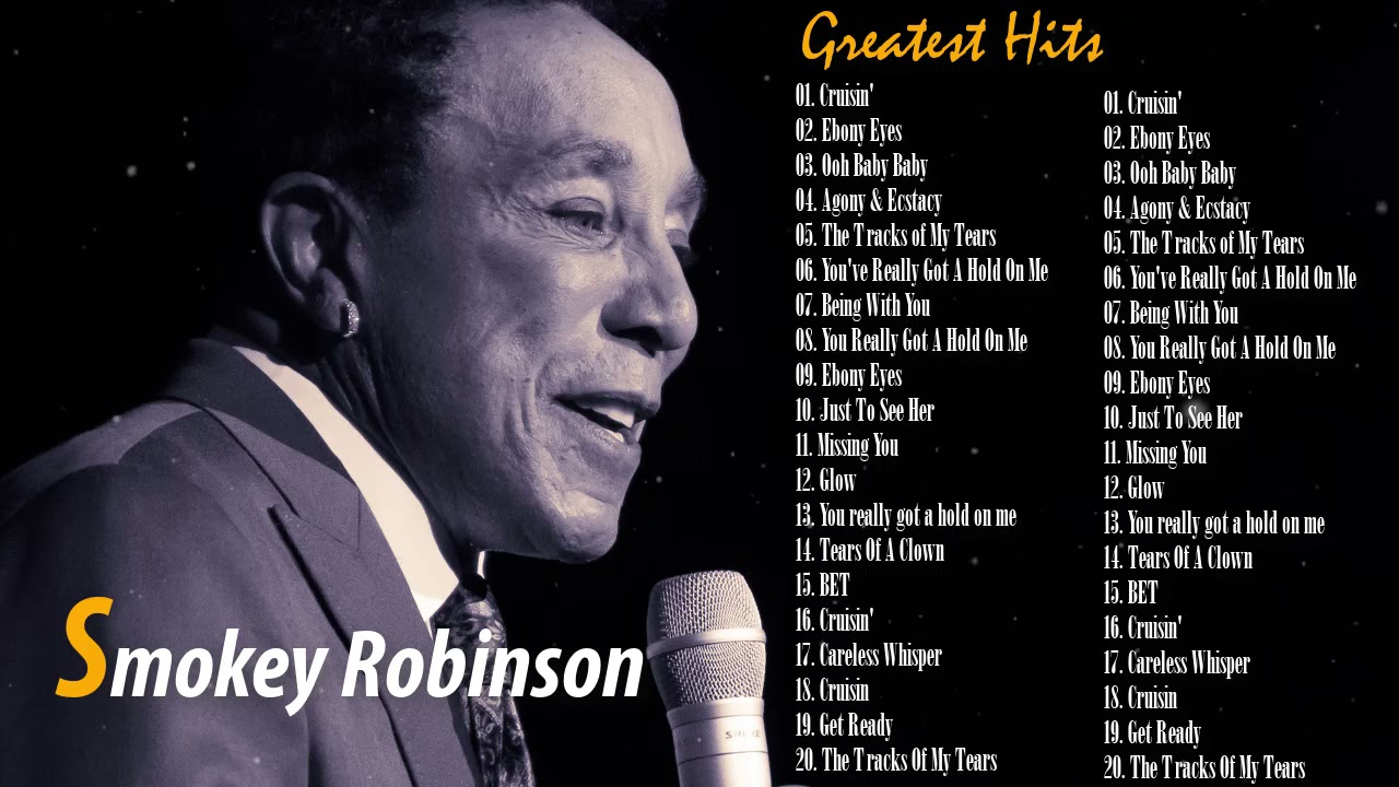 SMOKEY ROBINSON Greatest Hits (Full Album) - The Best Of SMOKEY ROBINSON (HQ)