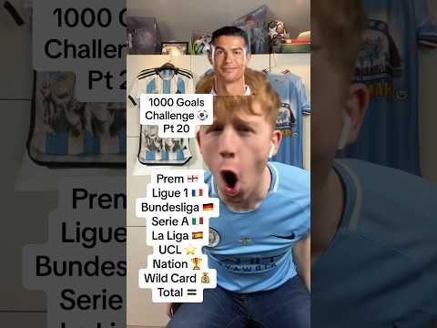 1000 Goals Challenge ⚽️ - Part 20 #shorts