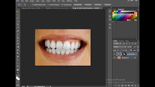 دورة الفوتوشوب الحلقة 56 طريقة تبييض الاسنان