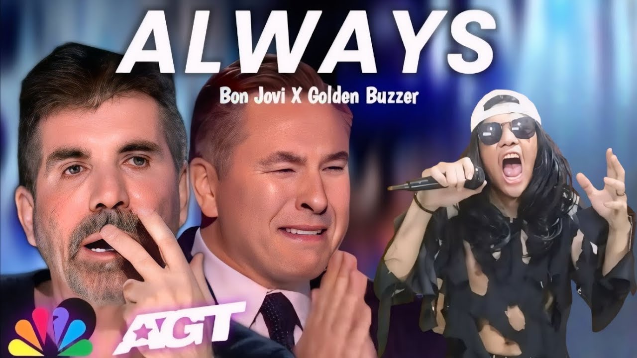 Golden Buzzer The judges cried hearing the Bon Jovi song with the most incredible voice in the world