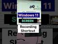 Free Screen Recording in Windows 11 💻 No App Required #windows11 #shortvideo