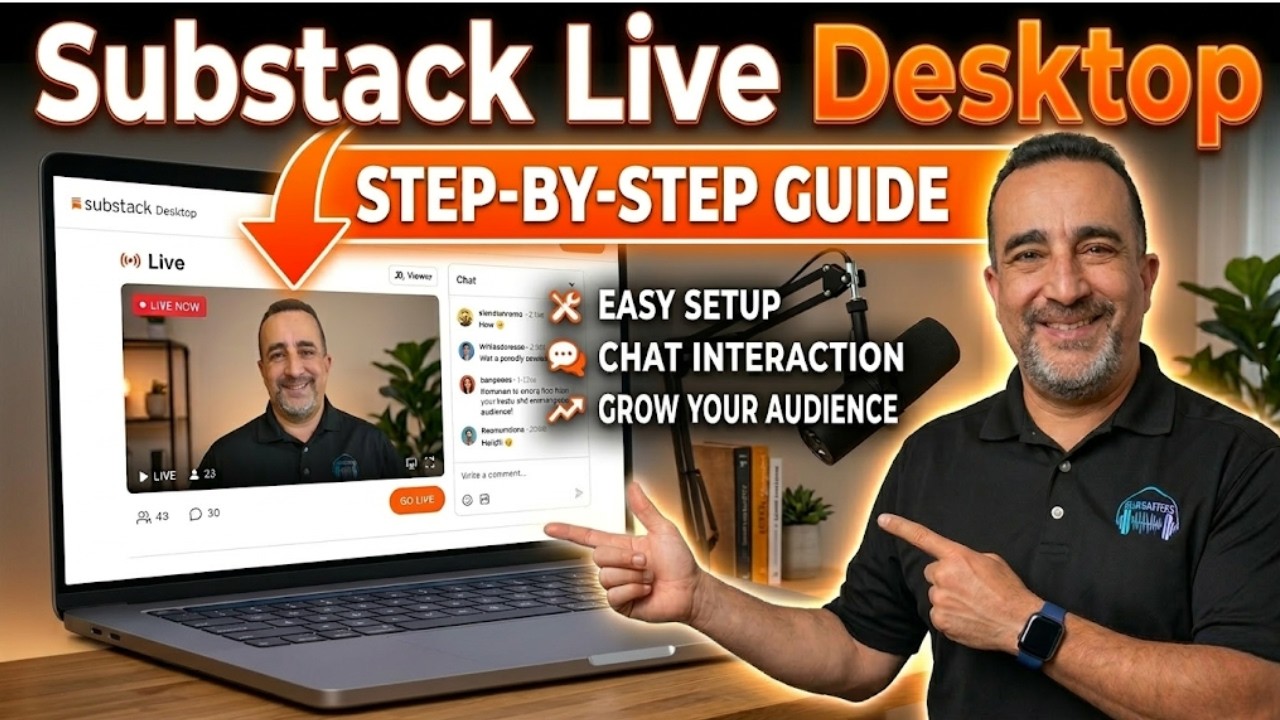 The Step-by-Step Guide to Substack's New Desktop Live Features - YouTube