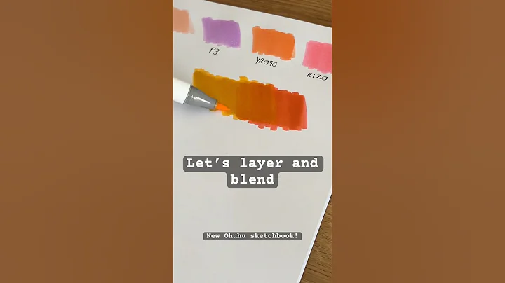 Game-changing sketchbook 😳#ohuhumarkers #ohuhusketchbook #springonshorts  @ohuhuart_official