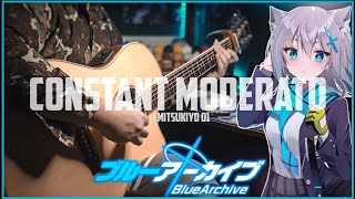 Video thumbnail of "Blue Archive theme - Constant Moderato - Mitsukiyo 01 | Fingerstyle Guitar [TAB]"