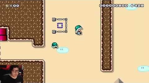 Tech Talk: Shell Jump Into Me - Super mario maker 2 SMW shell jump level