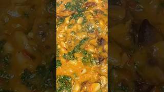 N. African Harissa Butter Bean Dish - SEE FULL VIDEO LINKED #recipe #harissa #cooking #butterbean