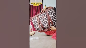 my first expensive #brandedbag #zouk #Shorts #india