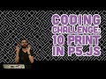 Coding Challenge #76: 10PRINT in p5.js