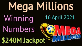 Today Mega Millions Winning Numbers Friday 16 April 2021. Mega Millions Drawing Result 4/16/2021