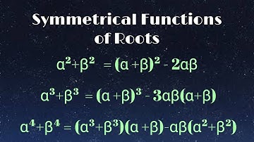 Symmetrische functies van kwadratische wortels