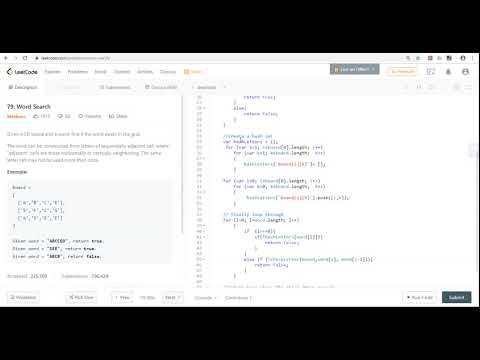 My Journey to Google: Day 3 or 4... took the day off. Leetcode a day 79. Word Search