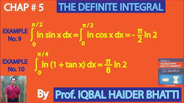 Ch# 5|The Definite Integral |Example 9 and 10 |Calculus & Analytic Geometry by SM Yusuf Lec 2 Hindi