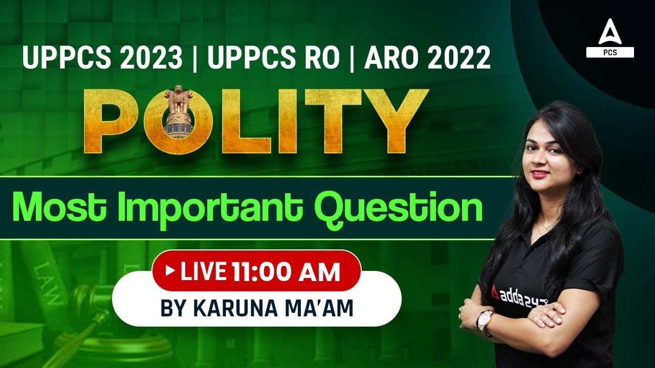 Uppcs Pre Polity | Uppcs Polity Previous Year Questions Paper |UPPSC ...